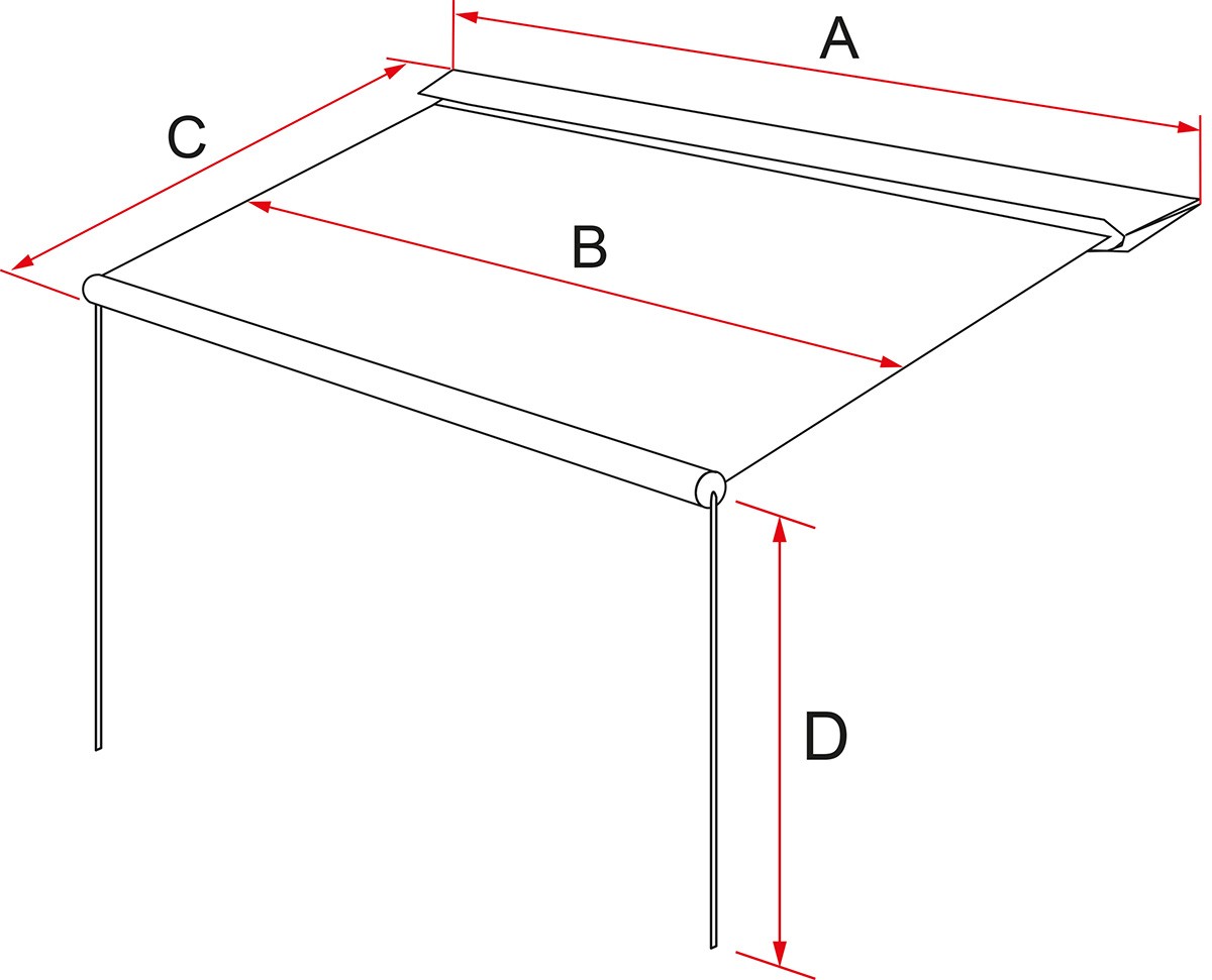 FIAMMA CARAVANSTORE Awning caravan Canopy colour black